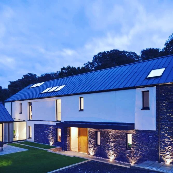 Domestic exterior lighting in Ballycastle, County Antrim